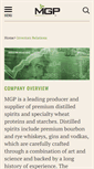 Mobile Screenshot of ir.mgpingredients.com